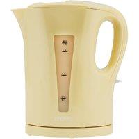 Geepas 1.7L Cordless Electric Kettle Fast Rapid Boil Jug 2200W in Light Beige