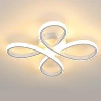 COMELY 30W Modern Flower Shape Ceiling Lights, Warm White Light 3000K, White