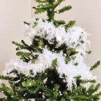 Melody Maison Large White Feather Boa Christmas Garland - 182cm
