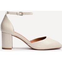 Linzi Women's Sydney Nude Square Toe Court Heels | Size: 6-Standard Fit