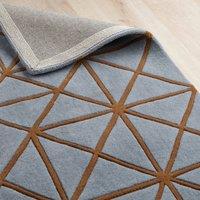 Industville Hithe Hand Tufted Wool Rug - Grey & Brown | Size: 200 cm x 290 cm