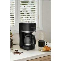 Living and Home 1.5L Drip Coffee Machine 35-min Keep-Warm Duration with Removable Filter Basket in Black