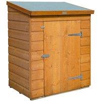 Rowlinsons Shiplap Patio Store - Timber - L64 x W93.5 x H120 cm in Brown