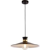 Lighting Collection Diablo Pendant Ceiling Light in Black