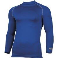 Rhino Men's Thermal Underwear Long Sleeve Base Layer Vest Top in Royal | Size: XS