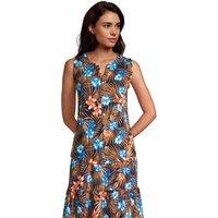 Lands' End Women's Crinkle Knit Cotton Sleeveless Blouse | Size: 14-16