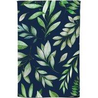 Warren Reed - Designer Watercolor Leaves Tea Towel in Green
