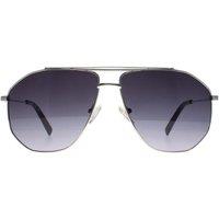 Guess Men's Aviator Silver Blue Gradient GF5087