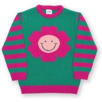 Kite Girl's Happy Flower Jumper in Pink | Size: 8 Years