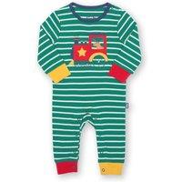 Kite Baby Moose On The Loose Romper in Green | Size: 6-9 m