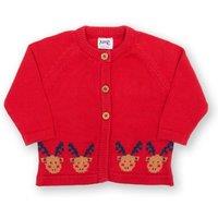 Kite Baby Mr Moose Cardi in Red | Size: 18-24 m