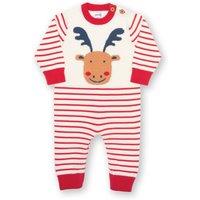 Kite Baby Mr Moose Knit Romper in Red | Size: 18-24 m