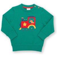 Kite Boy's Moose On The Loose Sweatshirt in Green | Size: 3 Years