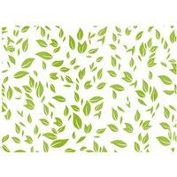 Warren Reed - Designer Green Leaves Glass Chopping Board