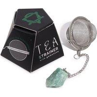 KDMD Raw Crystal Gemstone Tea Strainer - Green Aventurine