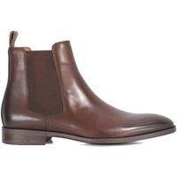 Dune London Men's 'Matchin' Leather Chelsea Boots in Brown | Size: 9