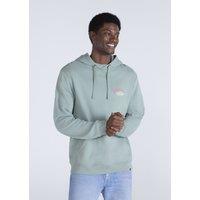 Animal Men's 'River' Lightweight Casual Long Sleeve Soft Cotton Graphic Hoodie in Pale Green | Size: Medium