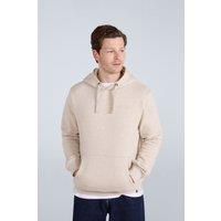 Animal Men's 'River' Lightweight Casual Long Sleeve Soft Cotton Graphic Hoodie in Light Beige | Size: XS