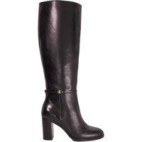 Dune London Women's 'Starlling' Leather Knee High Boots in Black | Size: 6