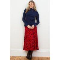 Kite Women's Shaftesbury Jersey Skirt in Red | Size: 18