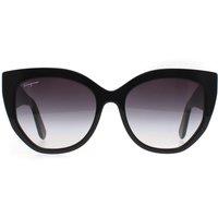 Salvatore Ferragamo Women's Cat Eye Black Grey Gradient SF1061S