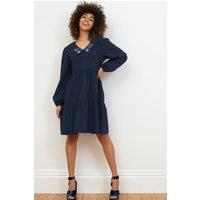 Kite Women's Cerne Abbas Cord Dress in Midnight | Size: 10