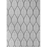 THE RUGS Liora Reversible Rug - Indoor Outdoor Trellis Flat Woven Low Pile in White | Size: 160 cm x 230 cm