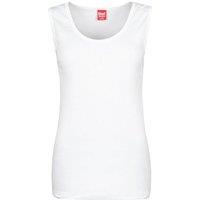 SOCKSHOP Heat Holders Women's 1 Pack 0.45 TOG Sleeveless Vest in White | Size: Medium