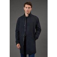 Burton Men's Navy Smart Funnel Neck Mac | Size: XL