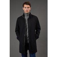 Burton Men's Black Smart Funnel Neck Mac | Size: Small