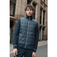 Burton Men's Navy Hybrid Padded Jacket | Size: XL