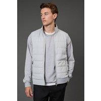 Burton Men's Hybrid Quilted Gilet in Light Grey | Size: Small