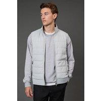 Burton Men's Hybrid Quilted Gilet in Light Grey | Size: Medium