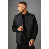 Maine Men's Black Diamond Quilted Gilet | Size: Medium