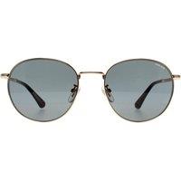 Police Men's Round Shiny Rose Gold Sandblasted Grey Green SPLD94 Roadie 4