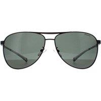 Polaroid Men's Aviator Matte Black Green Polarized PLD 2160/G/S/X