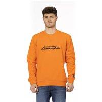 Lamborghini Men's Crew Neck Sweatshirt Orange Sweaters | Size: XL