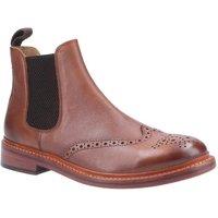 Cotswold Men's 'Siddington' Leather Boots in Brown | Size: 7
