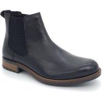 HX London Men's Hampton Leather Chelsea Boots in Black | Size: 8