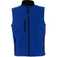 SOL'S Men's Rallye Soft Shell Bodywarmer Jacket in Blue | Size: Small