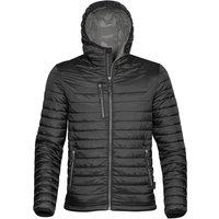 Stormtech Men's Gravity Hooded Thermal Winter Jacket (Durable Water Resistant) in Jet Black | Size: Medium