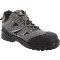 Grafters Men's Industrial Safety Hiking Boots in Dark Grey | Size: 12