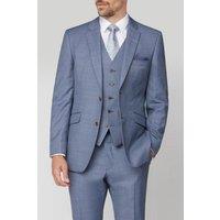 Scott Men's Premier Sharkskin Jacket in Blue | Size: 46R
