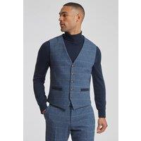 Antique Rogue Men's Maverick Herringbone Waistcoat in Navy | Size: 36R