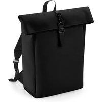 Bagbase Men's Roll Top PU Backpack in Black