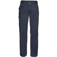 Russell Men's Workwear Polycotton Twill Trouser Pants (Long) in Navy | Size: 32L