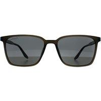 montana Men's Square Matte Grey Smoke Polarized MP186
