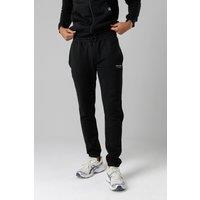 Firetrap Men's Regular Fit Cotton Blend Fleece Joggers with Drawstring Waist in Black | Size: Medium