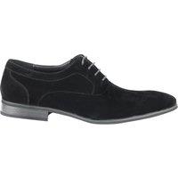 XPOSED Men's Stylish Faux Leather Lace Up Oxford Shoes in Black | Size: 11