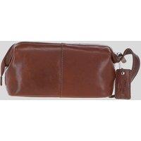 Ashwood Leather Men's Vintage Leather Washbag in Tan